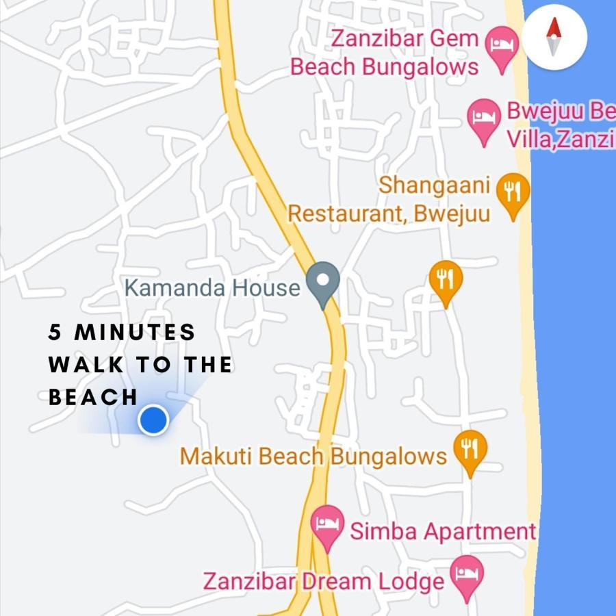 New Arisen Bungalows Bwejuu Luaran gambar